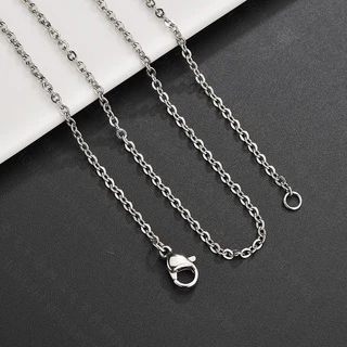 Love2Self X043 สแตนเลสสตีลผู้ชายไม่มีสร้อยคอจี้ Non Tarnish 316L เหล็กธรรมดาเงินคอลเลกชัน