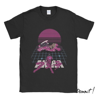 ผ้าฝ้ายคอกลมเสื้อยืด ลาย Akira Neo Tokyo Dammit90sfrom S-4XL