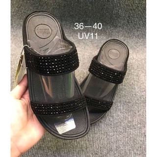 🌈✨ SALE ‼️ รองเท้าฟิตฟอบงานสวมเพชร 36-40