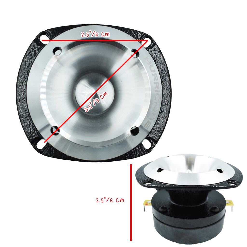 เสียงแหลม 3 นิ้ว Hurrican รุ่น HP-300 ใช้ได้ทั้งเครื่องเสียงบ้านและเครื่องเสียงรถ เสียงใส พุ่งเเรง (1ดอก)