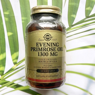 น้ำมันอีฟนิ่งพริมโรสสกัดเย็น Evening Primrose Oil 1300 mg 60 Softgels (Solgar®) เพื่อสุขภาพของหญิง