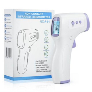 เครื่องวัดไข้อินฟราเรด เทอร์โมมิเตอร์ ที่วัดไข้แบบกด Non Contact Infrared Thermometer รุ่น UX-A-01 เครื่องวัดอุณหภูมิ