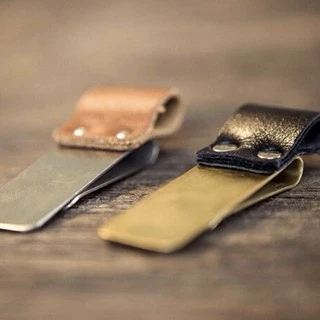 ที่เก็บปากกา เสียบเล่ม Traveler's Notebook ⭐️มีหลายสี TN Leather Metal Clip Pen Holder mimisplan
