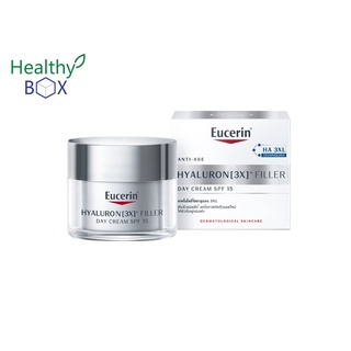 EUCERIN Hyaluron - Filler 3X Day Cream SPF15 50 ml. บำรุงผิวหน้าสูตรกลางวัน สำหรับผิวธรรมดา-ผิวแห้ง (V)