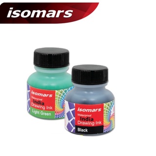 ISOMARS INDIA INK ISM 30ML. (India Waterproof Drawing Ink)