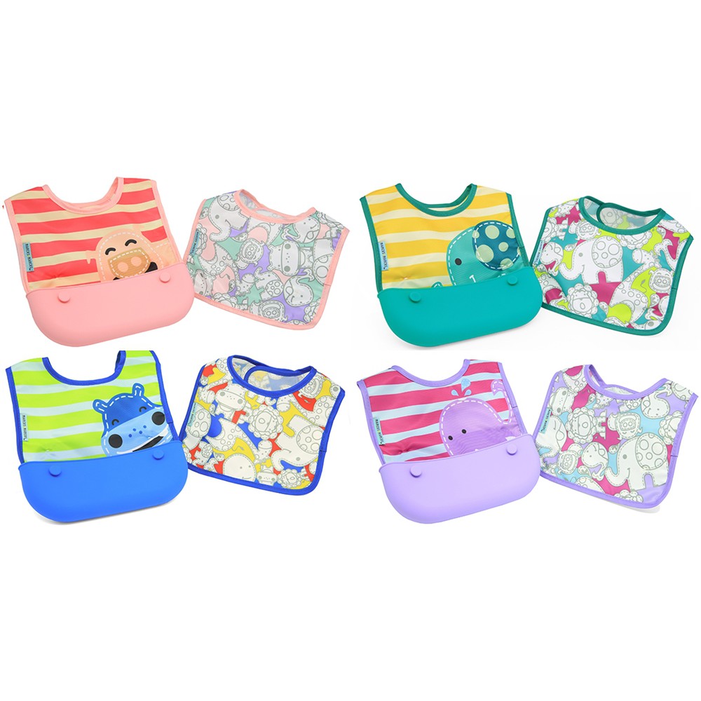 Marcus & Marcus Travel Bibs เซ็ตผ้ากันเปื้อนพร้อมซองเก็บ