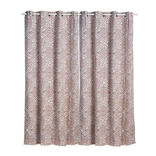 KASSA HOME ผ้าม่านประตู ตาไก่ รุ่น AKOLA-GD-220 GMT ขนาด 138 x 220 ซม. สีชมพู ผ้าม่าน มู่ลี่