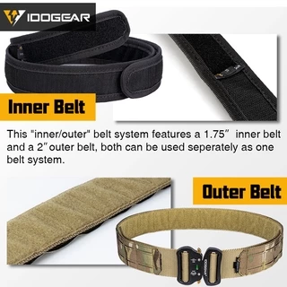 Idogear สายเข็มขัดโลหะ สําหรับผู้ชาย 3415