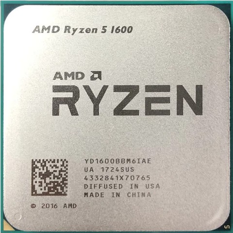 AMD Ryzen 5 1600 6C/12T 3.2GHz (Boost 3.6GHz) AM4 (มือสอง)
