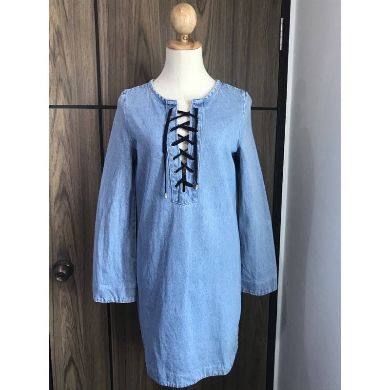 เดรสยีนส์ DENIM GLASSONS 8 สภาพดี