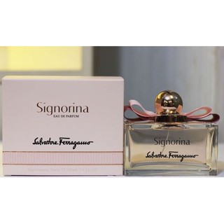 ของแท้!!! Salvatore Ferragamo Signorina EDP for women 100ml (มีของพร้อมส่งค่ะ)