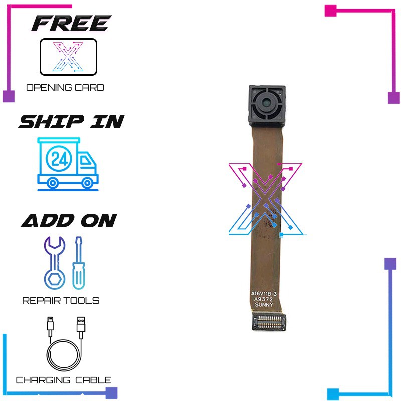 สําหรับ Y9 Prime 2019 / Y9S Stk-L21 Stk-L22 Stk-Lx3 ด้านหน้า 3G กล้อง Flex Cable Ribbon Kamera Depan
