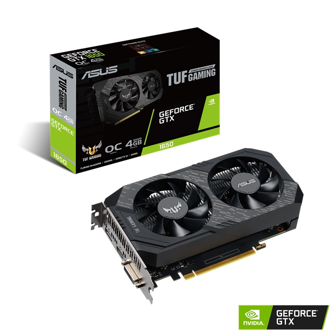 ASUS TUF Gaming GeForce® GTX 1650 OC Edition 4GB GDDR6 สินค้าใหม่มือ1 ประกันศูนย์ไทย ( VGA การ์ดจอ )