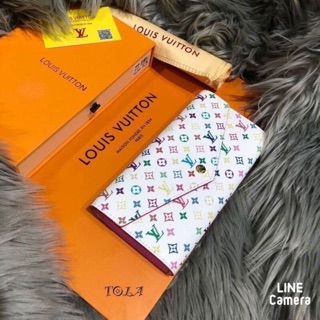 กระเป๋าแบรนด์เนม กระเป๋าสตางค์ใบยาว LV