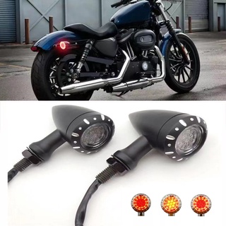 ★ส่ง★ไฟเลี้ยว LED 883 ดัดแปลง แบบสากล สไตล์เรโทร สําหรับรถจักรยานยนต์ Harley