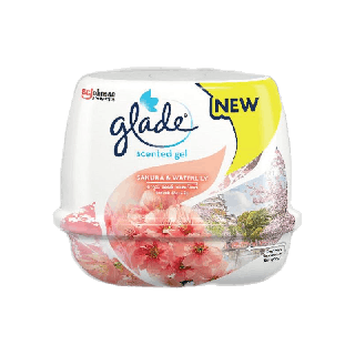 เกลดเซ็นท์เต็ด เจลหอมปรับอากาศกลิ่นซากุระ 180กรัม Glade Scented Gel Air Freshener Sakura 180g