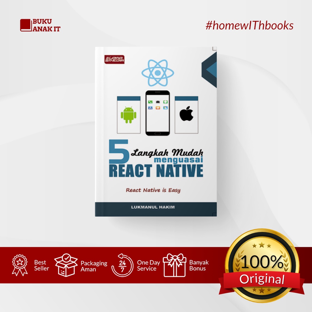 หนังสือ 5 EASY STEPS MASTER NATIVE REACT | ลูกแมนul HAKIM | โลมา PUBLISHERS