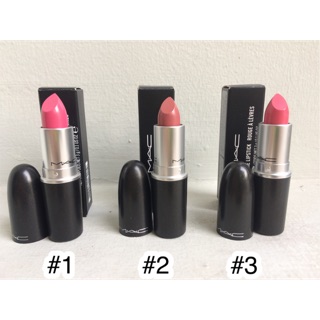 ลค ใหม่ใช้โค้ด NEWSALE ลดเพิ่ม 100 M.A.C Lipstick ขนาดปกติ 3 g มีกล่อง