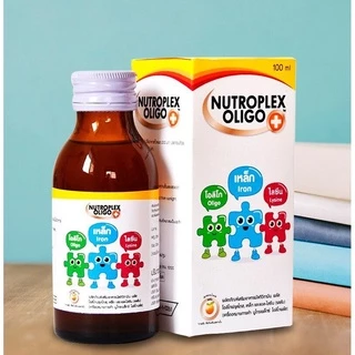 Nutroplex Oligo Plus วิตามินเสริมอาหาร สำหรับเด็ก รสส้ม 60 / 100 ml