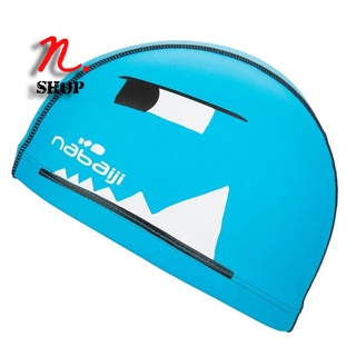 หมวกว่ายน้ำผ้าตาข่ายเคลือบซิลิโคน NABAIJI 500 SILIMESH SWIM CAP