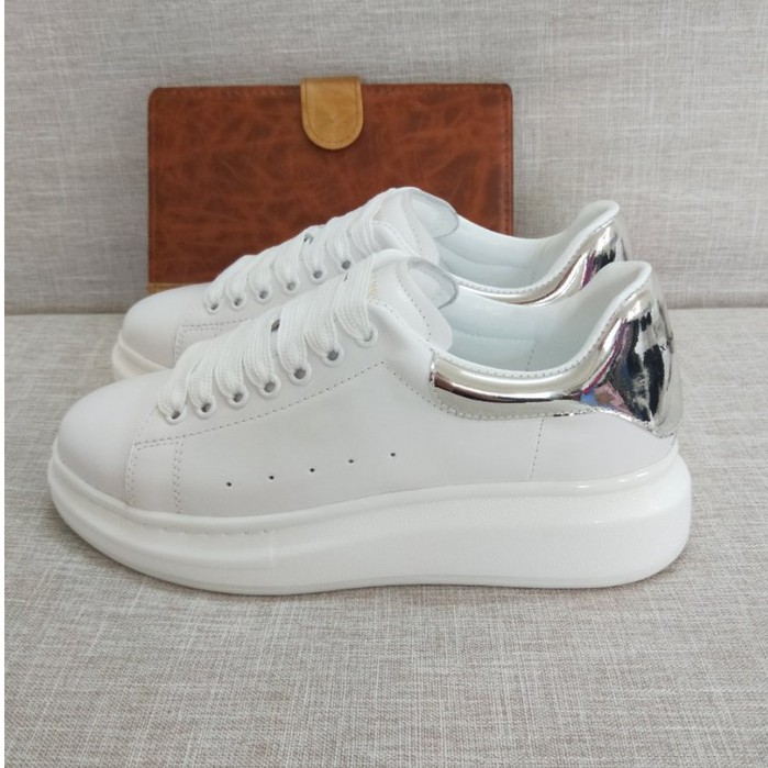 alexander mcqueen white silver