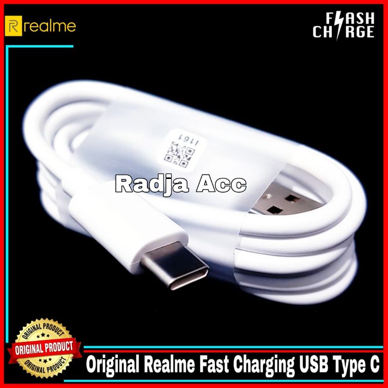 Realme 8 5G Realme C25s Data Cable ORIGINAL 100% Fast Charging Type C