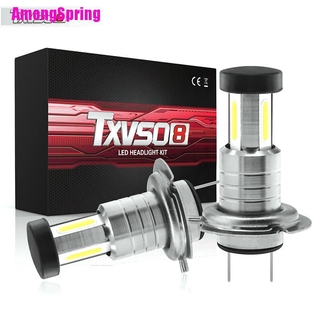 (Amongspring) ไฟหน้ารถยนต์ Led 110 W 30000 Lm H7 Beam 6000 K