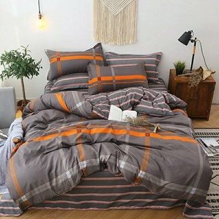 ชุดเครื่องนอนลายทั่วไปสีพื้น^ ขนาด 3.5,5,6 ฟุต ผ้าปูที่นอน + ผ้านวมครบชุด