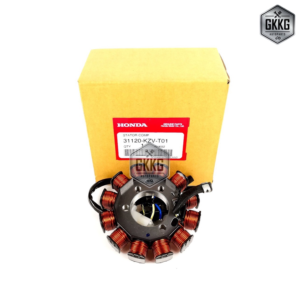 ฟินคอยน์ ขดลวดสเตเตอร์ (สตาร์ทเท้า) แท้ศูนย์ 100% HONDA DREAM110i , SUPER CUB (2013-2017) รหัส 31120