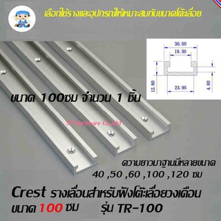 ST Hardware รางเลื่อนสำหรับฝังโต๊ะเลื่อยวงเดือนขนาด 1000 มม Crest รุ่น TR-100