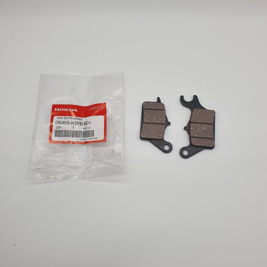 ชุดผ้าดิสก์เบรกหน้า เวฟ110 ทุกรุ่น แท้เบิกศูนย์ 06455-kwb-601