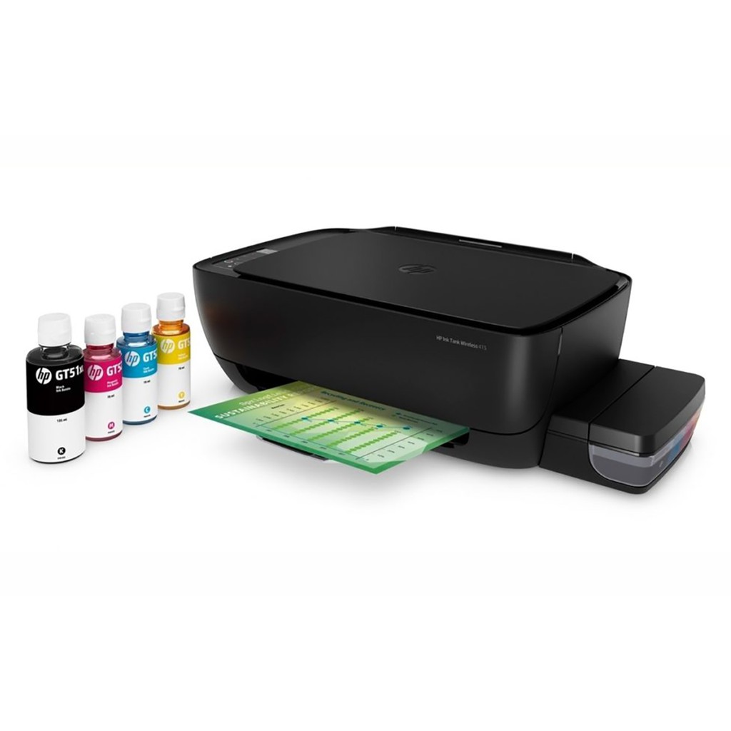 เครื่องพิมพ์ ปริ้นเตอร์ HP Ink Tank 415 Wireless พร้อมหมึกแท้ 1 ชุด
