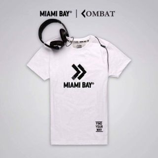 Miami Bay เสื้อยืด รุ่น Combat สีขาว