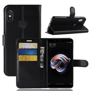 **โค้ด TECH30 ลด 30%** เคส Phone Case For Xiaomi Redmi Note 5 Pro Note5 Pro เคสหนัง เคสฝาพับ กรณี โทรศัพท์กรณี