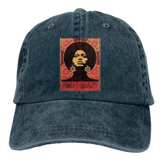 Hnbn พร้อมส่ง หมวกกีฬา ผ้าฝ้าย กันฝุ่น ขนาดใหญ่ ลาย Angela Davis Power And Equality