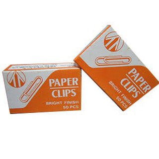 ลวดเสียบกระดาษ 50ตัว กล่องเหลืองไทย-ไท Paper Clips