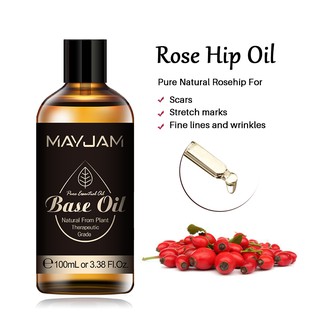 【Clearance】MAYJAM 100ML Natural Grapeseed Carrier Oil Skin Care Diy natural Solid Balm Moisturing Massage Oil