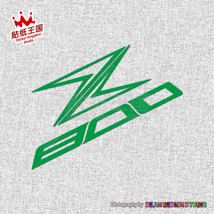 สําหรับ kawasaki Z800 รถจักรยานยนต์สะท้อนแสง Decals สติ๊กเกอร์กันน้ํา 22 - รูปที่ 2