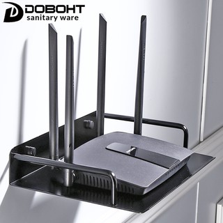 Doboht เคลือบสีดำที่อาศัยอยู่บ้านเราเตอร์ DVR Xbox DVD ที่วางชั้นวาง  A1001106-3BL