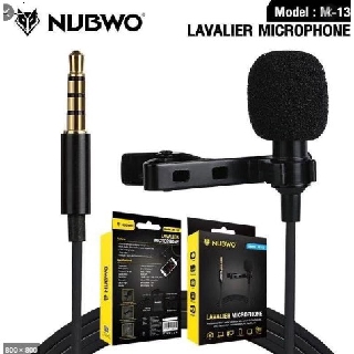 Nubwo M13 ไมโครโฟน มือถือ live สดได้ Clip on microphone ไมค์ไลฟ์สด