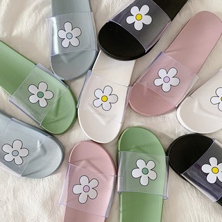 Summer ins small fresh flowers slippers รหัสสินค้า S1134