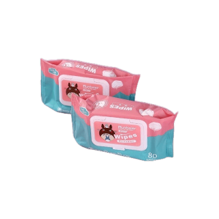 โปรโมชั่น : ทิชชู่เปียก Baby Wipes 80 แผ่น ทิชชู่เปียกสําหรับเด็ก กระดาษทิชชู่ทำความสะอาด กระดาษเช็ดเครื่องสำอางค์