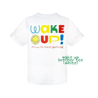 MONDAY MORNING WAKE UP TEE (BROTHER SIZE/WHITE)