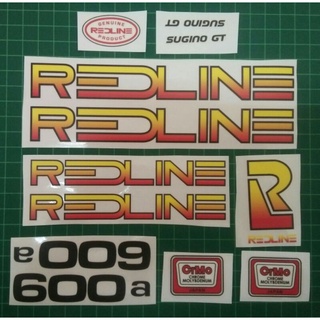 สติกเกอร์ใส ลาย BMX Redline 600a FF