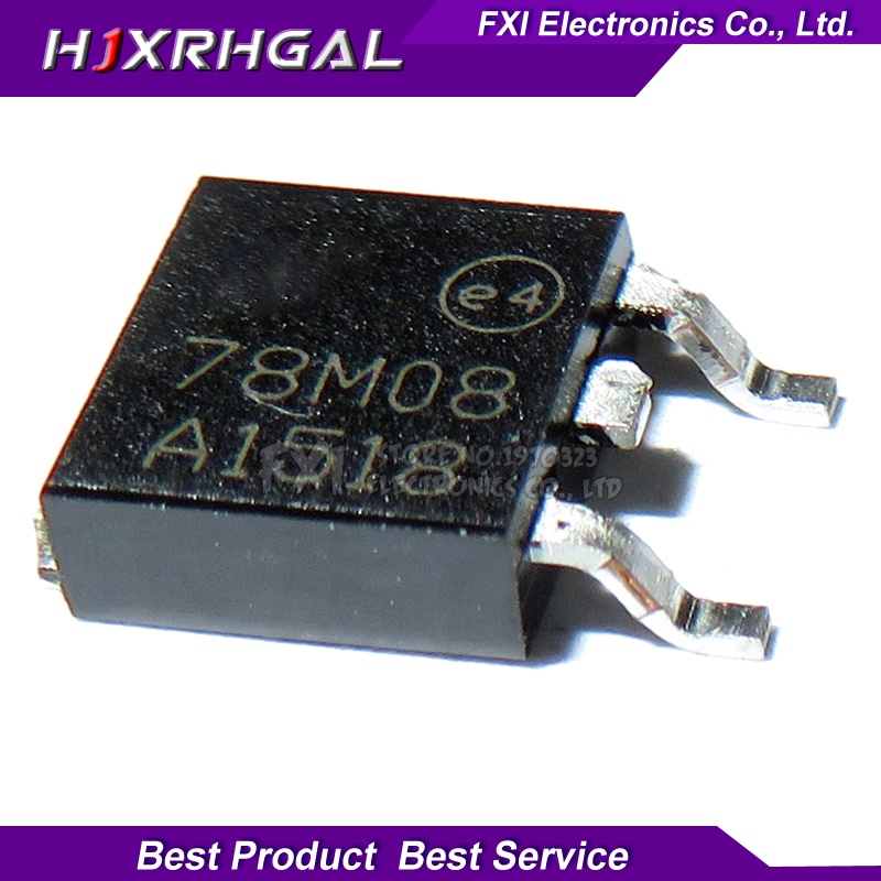 10PCS SMD 7808 78M08 TO-252 L78M08CDT L78M08 สามใหม่