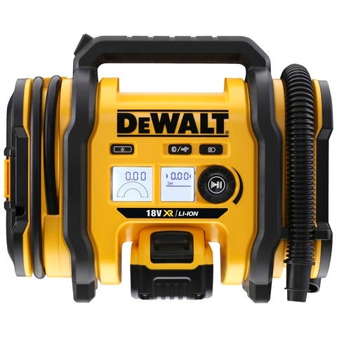 DEWALT เครื่องสูบลมไร้สาย 18V. (เครื่องเปล่าไม่รวมแบตฯ) รุ่น DCC018N-XJ รับประกัน 3 ปี