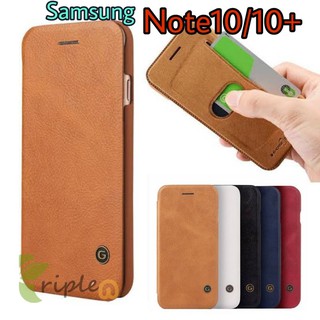 G CASE เคสฝาพับหนัง PU Luxury Leather Samsung Galaxy Note10/Note10plus เคสกระเป๋า