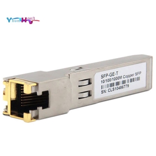 Sfp โมดูล Rj 45 สวิทช์ Gbic 10 / 100 / 1000 เชื่อมต่อ Sfp ทองแดง Rj45 Sfp โมดูลอีเธอร์เน็ต