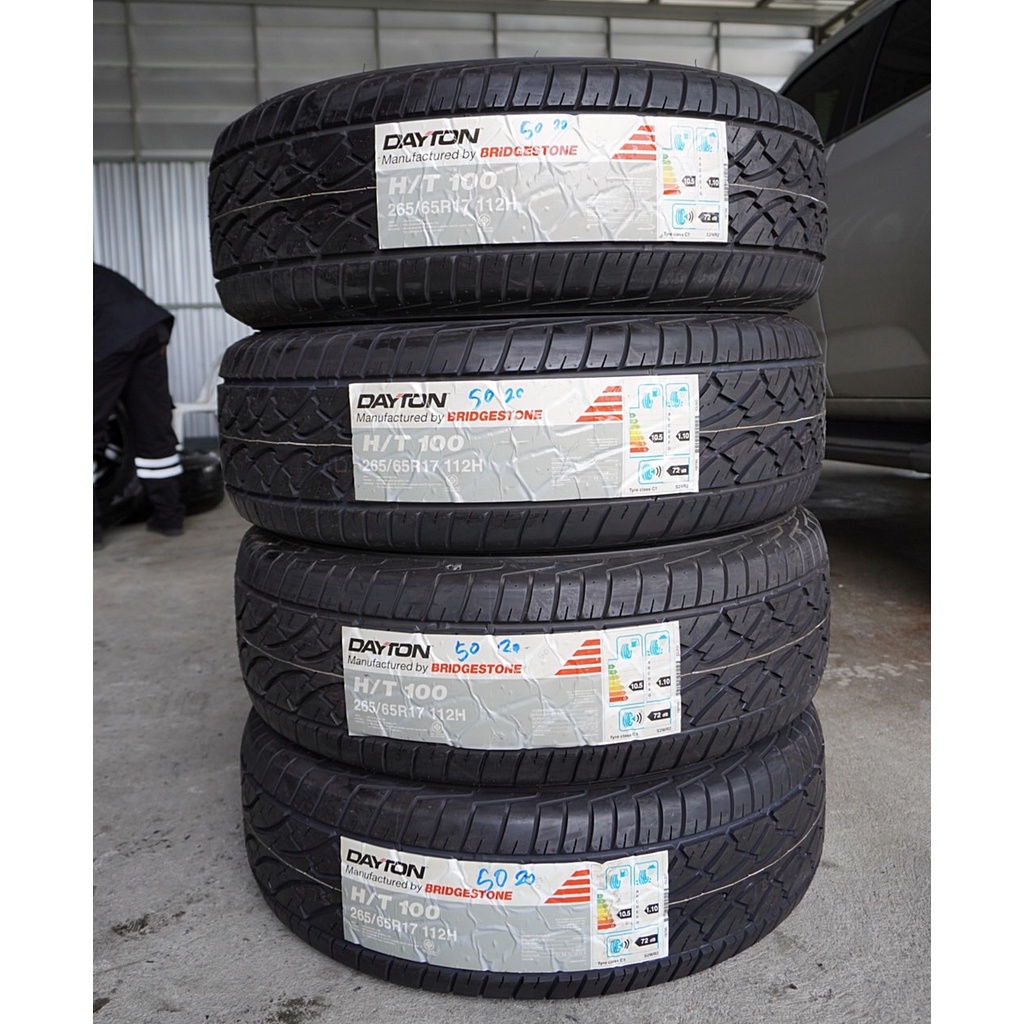 ยาง Dayton H/T100 By Bridgestone ผลิตไทย 🇹🇭🇹🇭 265/65/17 ปลายปี 20 ✅ ชุดละ 9,500 บาท ✅