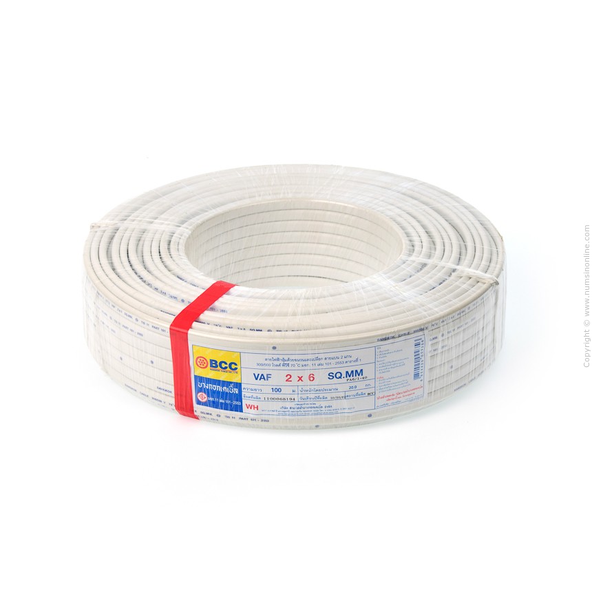 สาย VAF 2x6 มม. BCC (100 ม.)